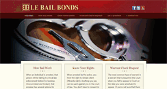 Desktop Screenshot of lebailbonds.com