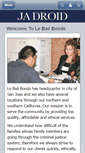 Mobile Screenshot of lebailbonds.com